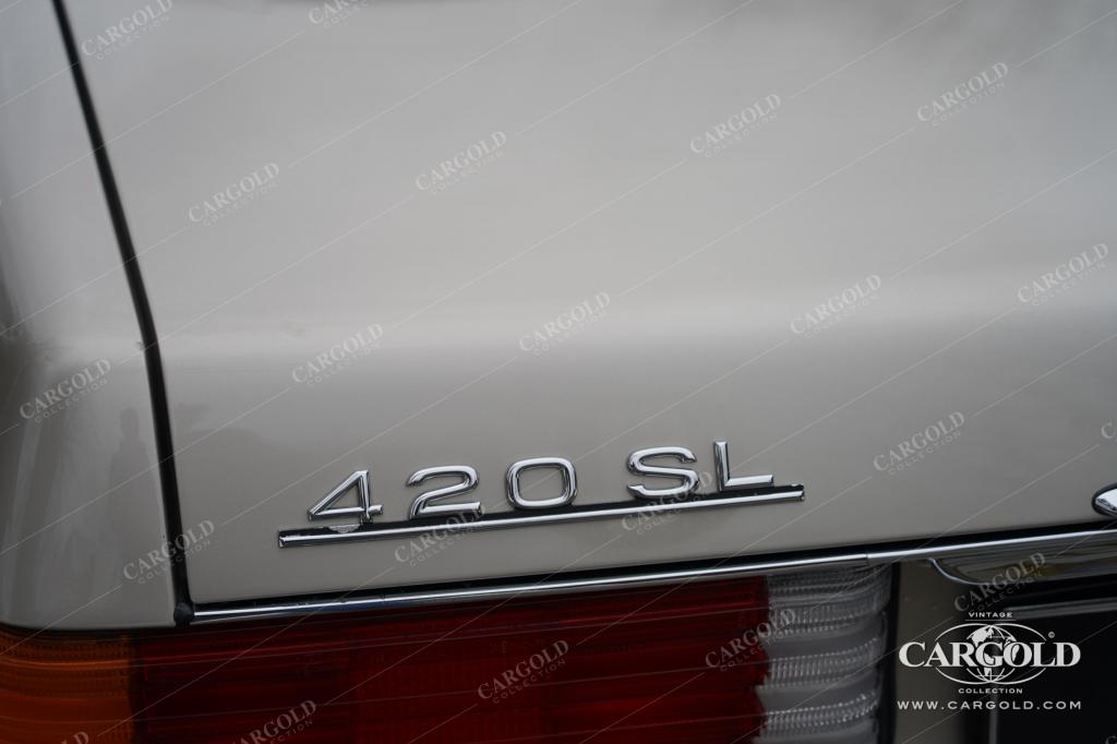 Cargold - Mercedes 420 SL Roadster (W107) - Deutsche EZ/ ABS  - Bild 18