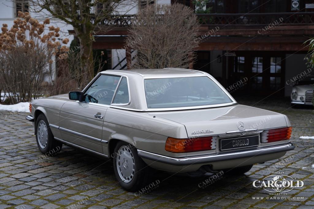Cargold - Mercedes 420 SL Roadster (W107) - Deutsche EZ/ ABS  - Bild 8