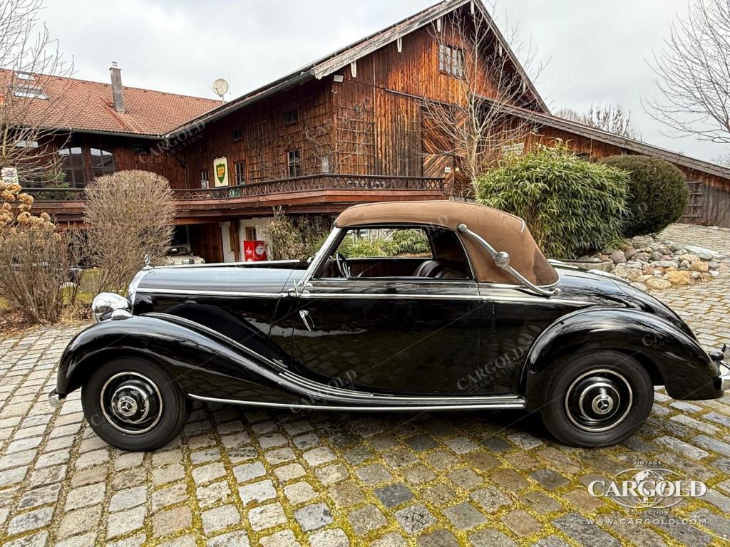 Cargold - Mercedes 170 S Cabriolet A  - Weitgehender Originalzustand / 50 Jahre im Vorbesitz  - Bild 4
