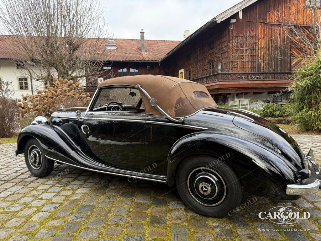 Cargold - Mercedes 170 S Cabriolet A  - Weitgehender Originalzustand / 50 Jahre im Vorbesitz  - Bild 8