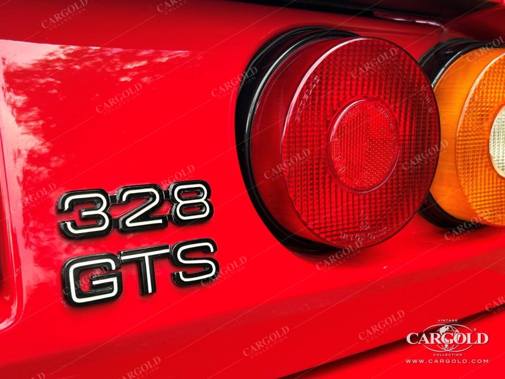 Cargold - Ferrari 328 GTS Targa - 1.Hand/ Erst 23.578km! /Deutsche EZ  - Bild 6