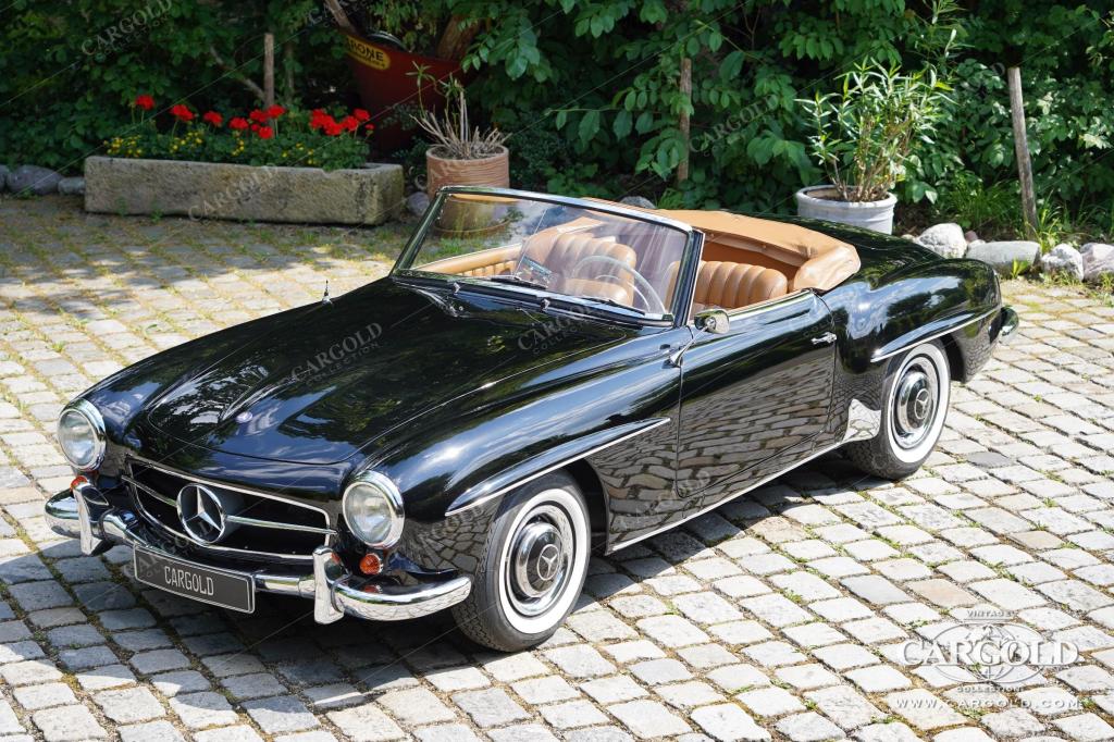 Cargold - Mercedes 190 SL Roadster - Deutsche EZ/ 2.Hand!  - Bild 0