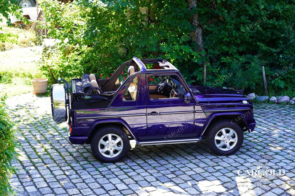 Cargold - Mercedes G500 Cabriolet - 2. Hand /erst 20.740km! /Designo Sonderlackierung  - Bild 0