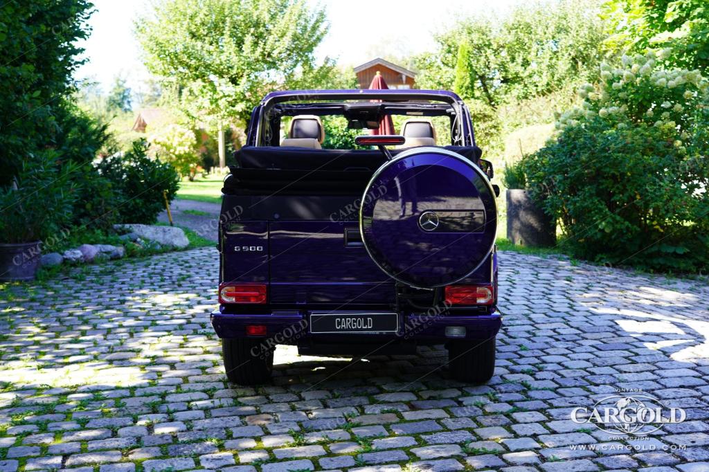 Cargold - Mercedes G500 Cabriolet - 2. Hand /erst 20.740km! /Designo Sonderlackierung  - Bild 10