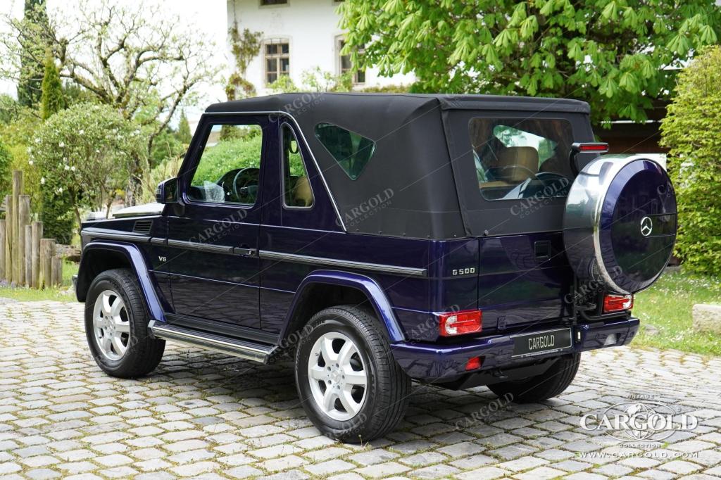 Cargold - Mercedes G500 Cabriolet - 2. Hand /erst 20.740km! /Designo Sonderlackierung  - Bild 14