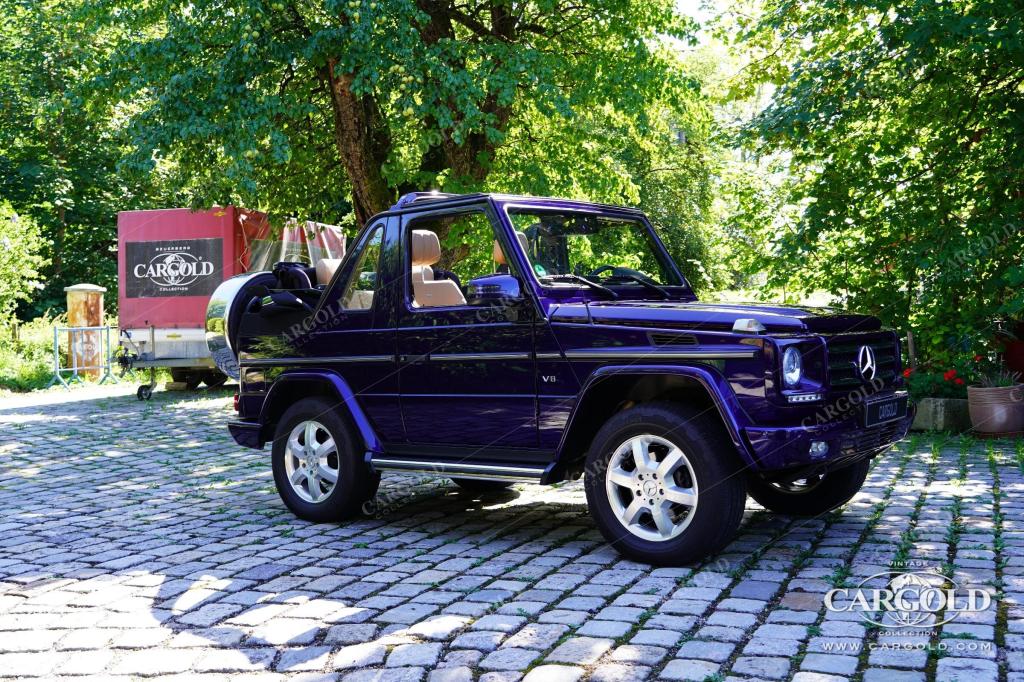 Cargold - Mercedes G500 Cabriolet - 2. Hand /erst 20.740km! /Designo Sonderlackierung  - Bild 2