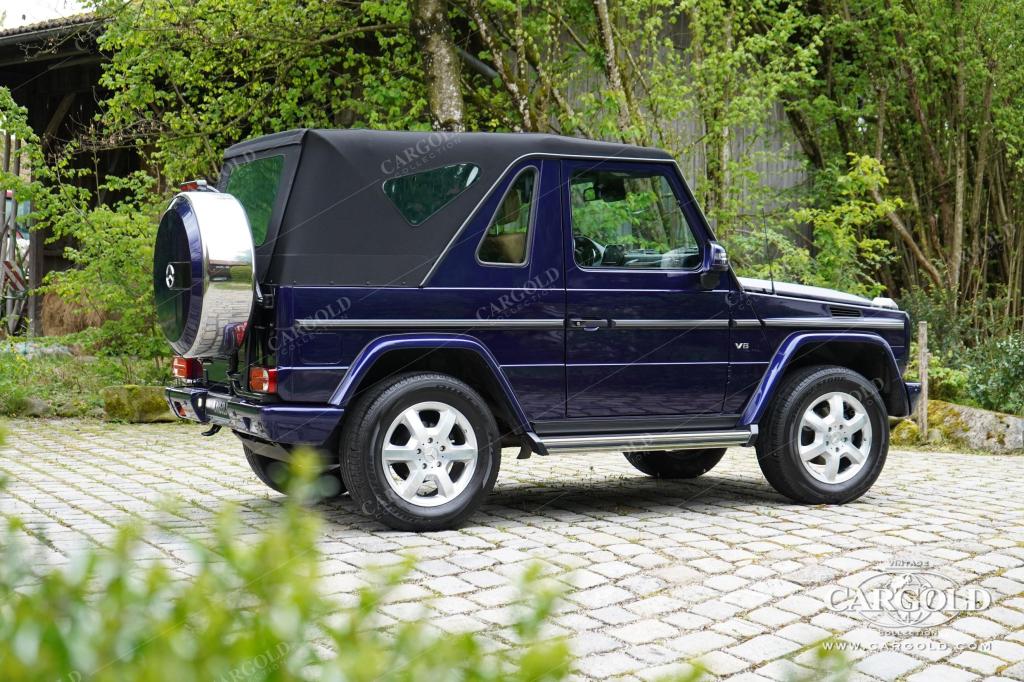 Cargold - Mercedes G500 Cabriolet - 2. Hand /erst 20.740km! /Designo Sonderlackierung  - Bild 6