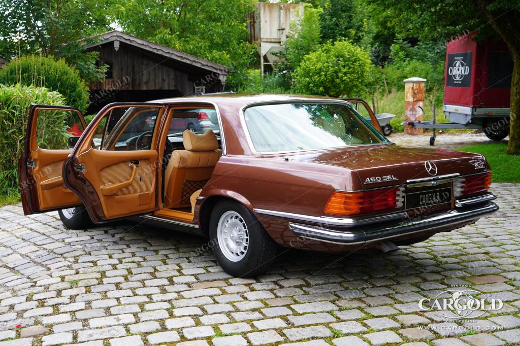 Cargold - Mercedes 450 SEL 6.9 - Erstes Velour! / Klima / Schiebedach  - Bild 4