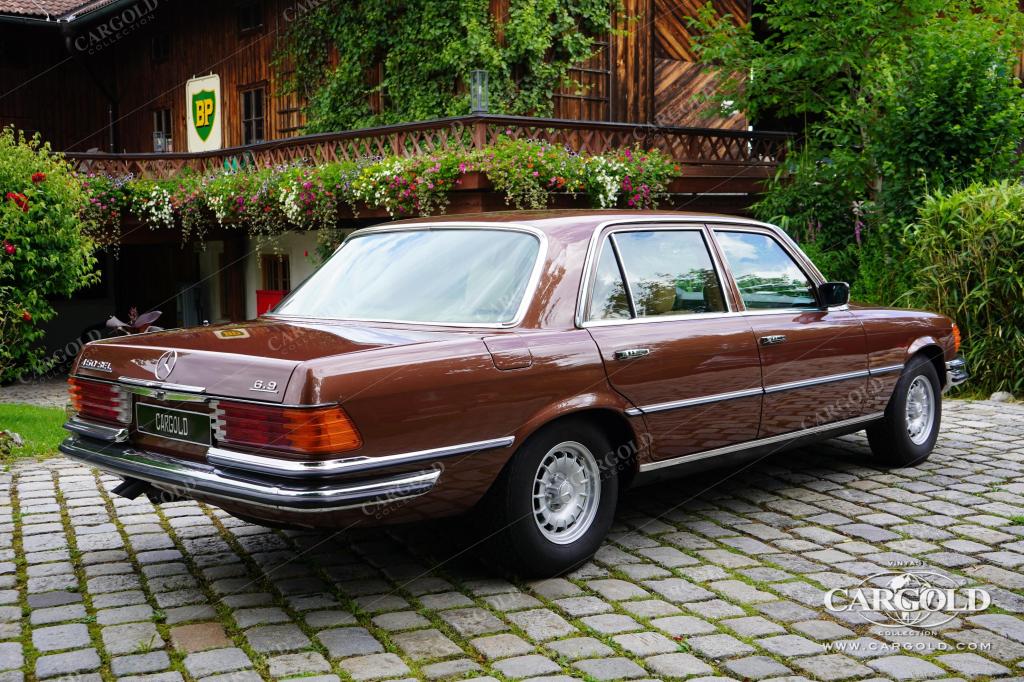 Cargold - Mercedes 450 SEL 6.9 - Erstes Velour! / Klima / Schiebedach  - Bild 9