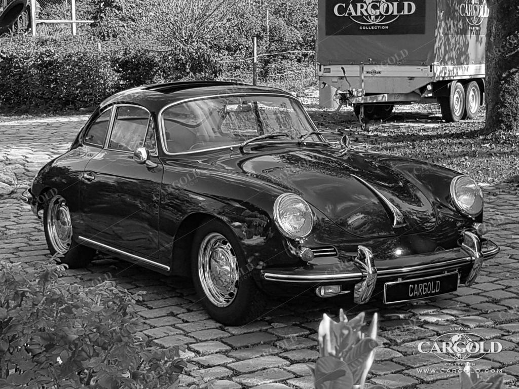 Cargold - Porsche 356 SC Coupé - Vollrestauriert / Hackenberg!  - Bild 0