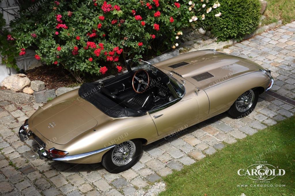 Cargold - Jaguar E-Type S 1 1/2 Roadster - Phantastisch original / 1 A !  - Bild 0