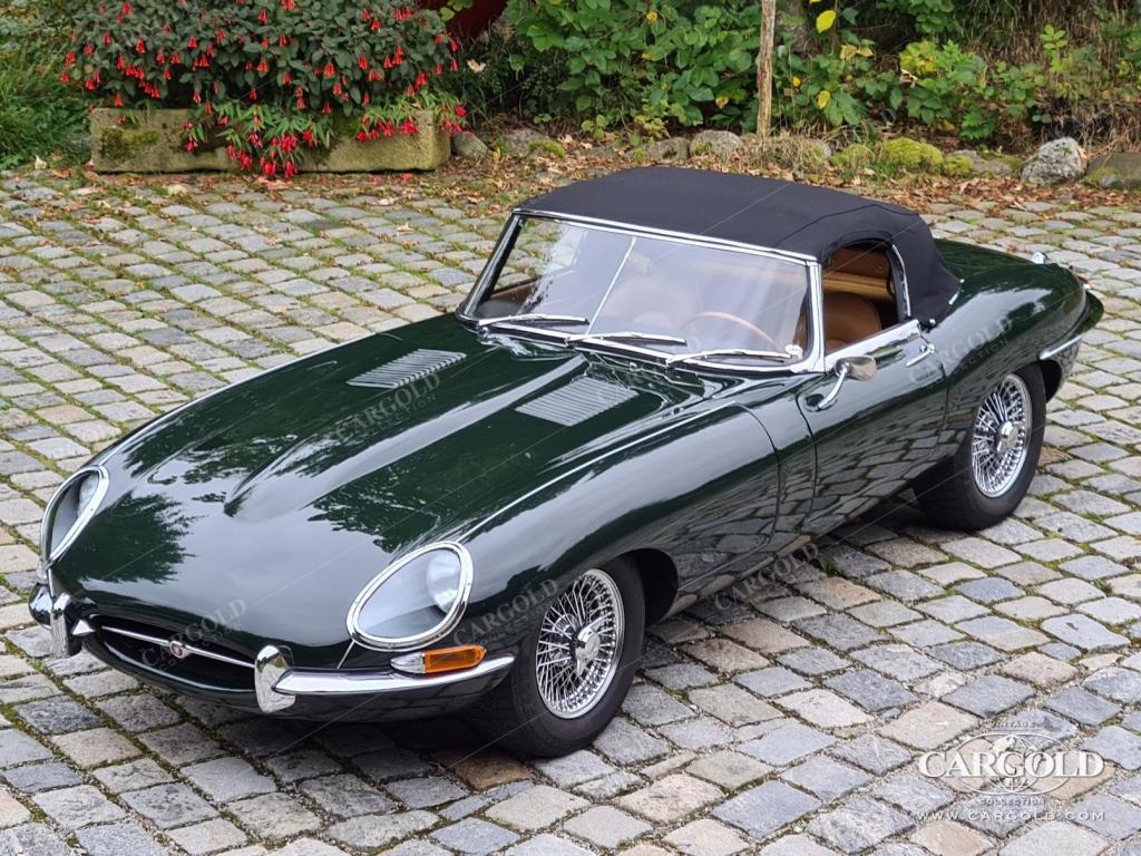 Cargold - Jaguar E Serie 1 Roadster 3.8 - matching numbers engine  - Bild 19