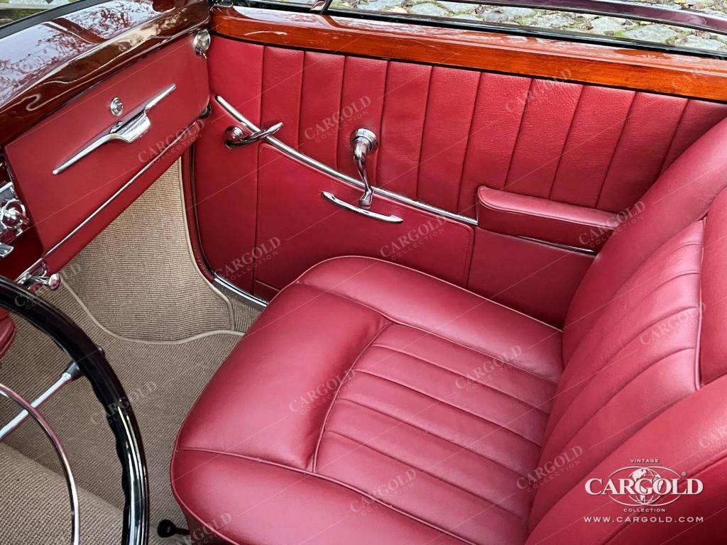 Cargold - Mercedes 220 Cabriolet A - First Class! Curved Windshield  - Bild 20