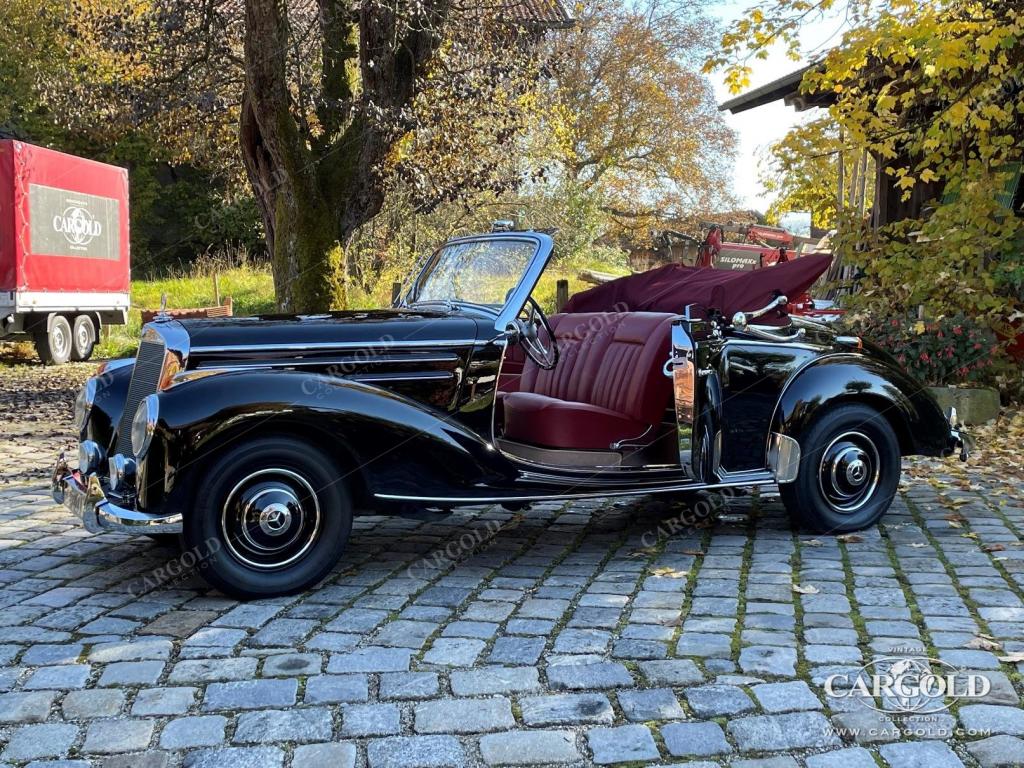 Cargold - Mercedes 220 Cabriolet A - First Class! Curved Windshield  - Bild 30