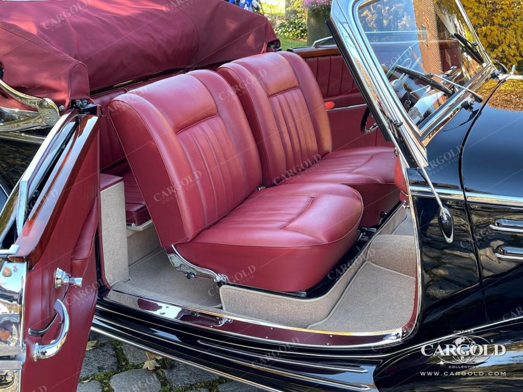 Cargold - Mercedes 220 Cabriolet A - First Class! Curved Windshield  - Bild 36