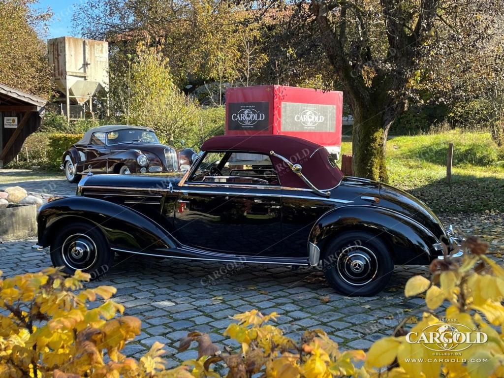 Cargold - Mercedes 220 Cabriolet A - First Class! Curved Windshield  - Bild 6