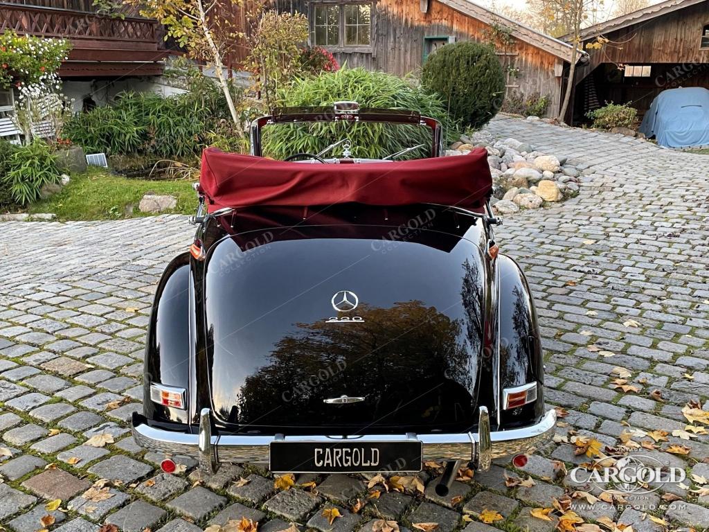 Cargold - Mercedes 220 Cabriolet A - First Class! Curved Windshield  - Bild 8