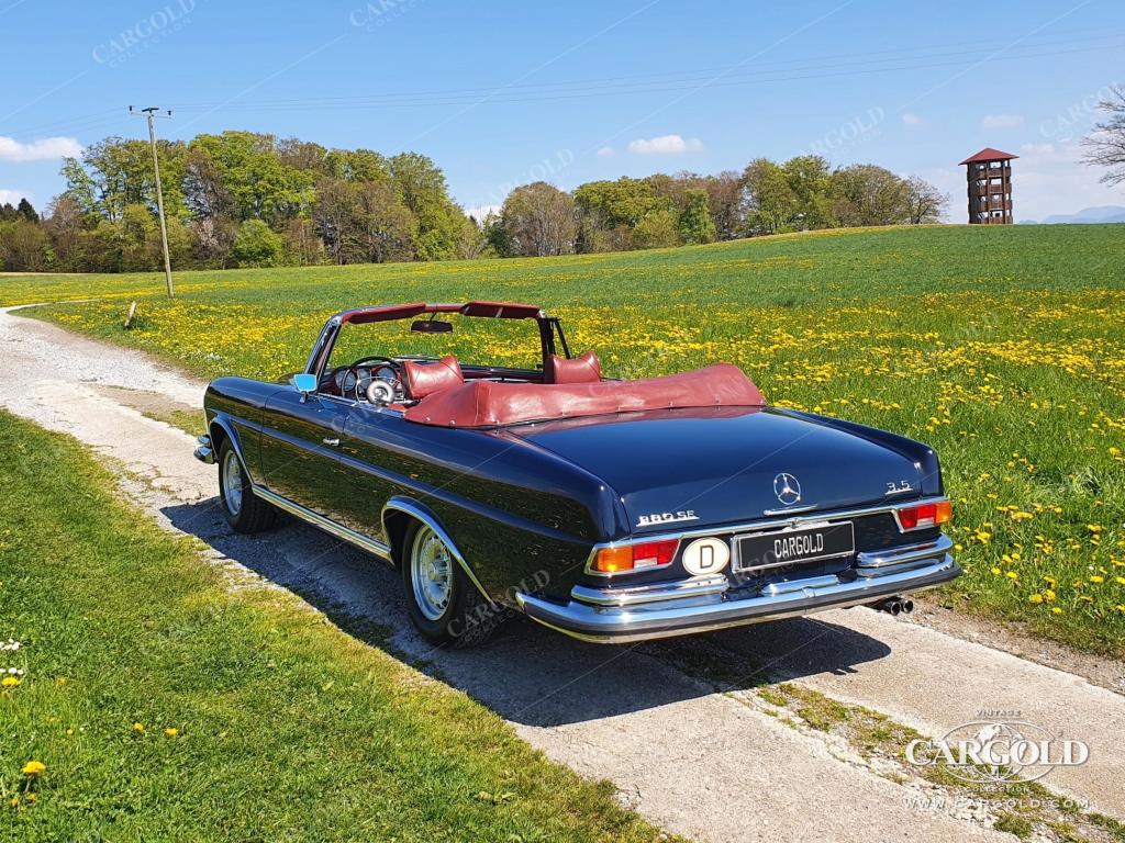 Cargold - Mercedes 280 SE 3.5 Cabriolet - Erst 71.793 km! 1. Lack, 1. Leder!  - Bild 16