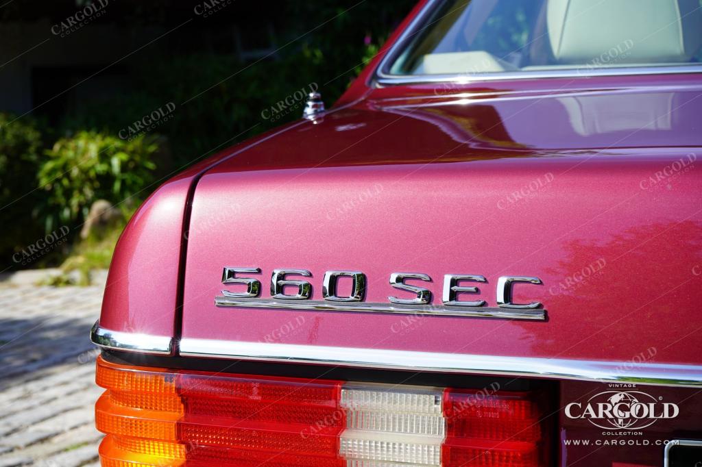 Cargold - Mercedes 560 SEC - Letzte Serie / Vollausstattung  - Bild 5