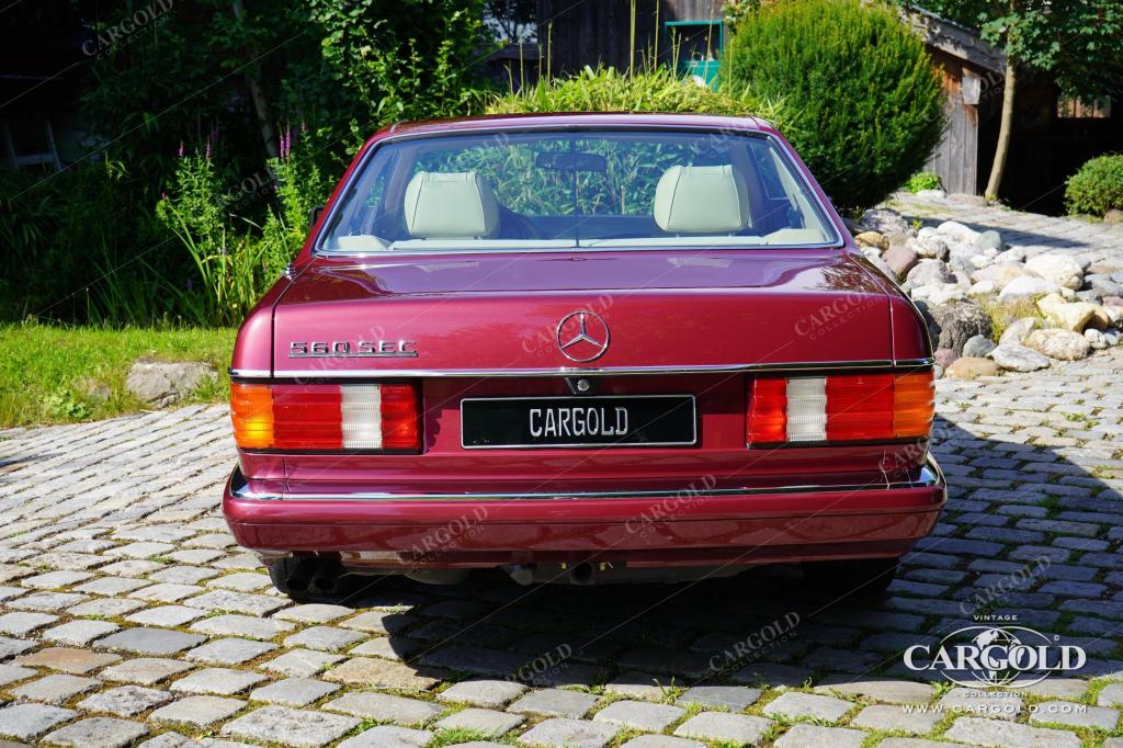 Cargold - Mercedes 560 SEC - Letzte Serie / Vollausstattung  - Bild 8