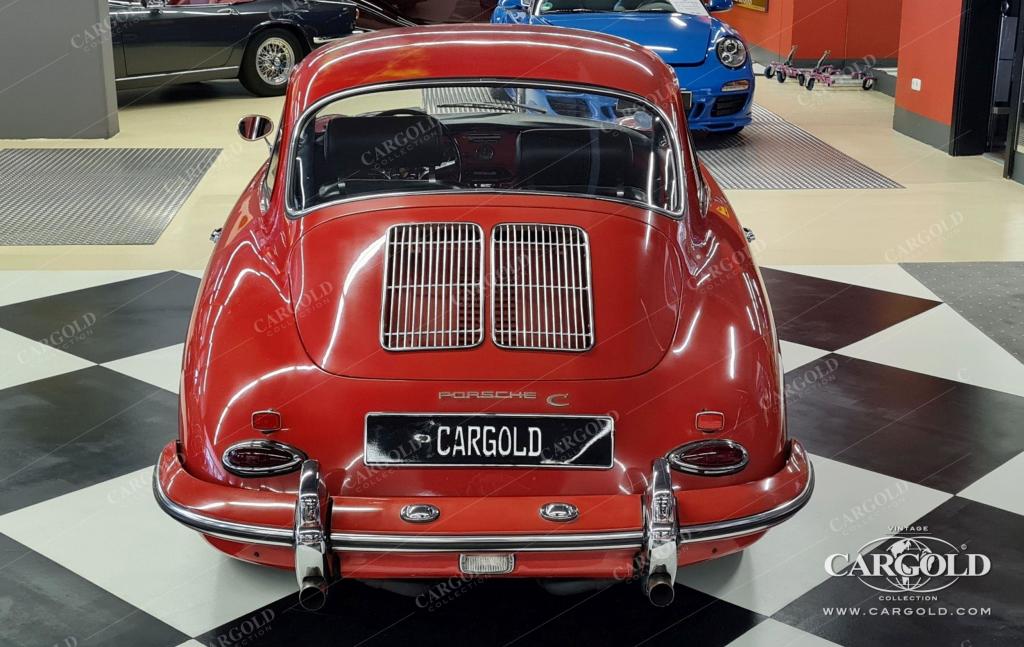 Cargold - Porsche 356 C Coupé. - 100 % Erstlack!  - Bild 9