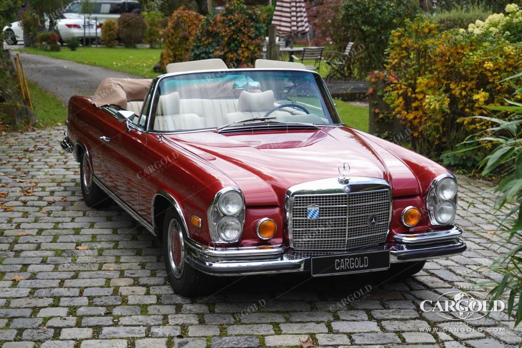 Cargold - Mercedes 280 SE 3.5 Cabriolet  - Original 571 H Dunkelrot Metallic  - Bild 16