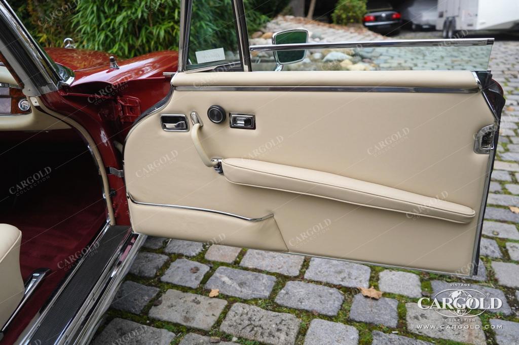 Cargold - Mercedes 280 SE 3.5 Cabriolet  - Original 571 H Dunkelrot Metallic  - Bild 21
