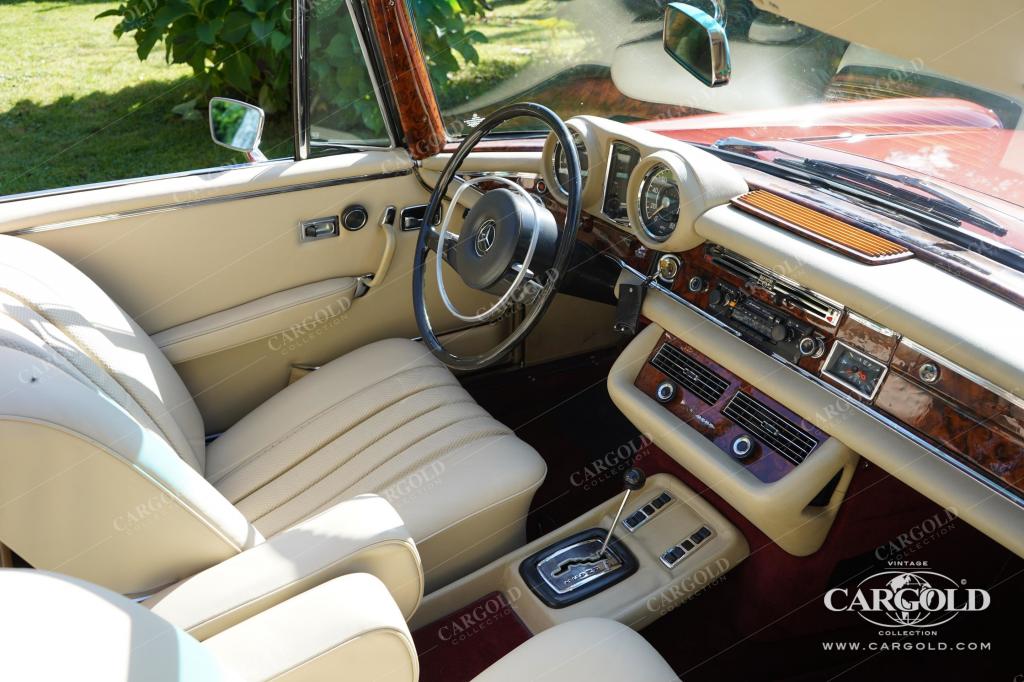 Cargold - Mercedes 280 SE 3.5 Cabriolet  - Original 571 H Dunkelrot Metallic  - Bild 23