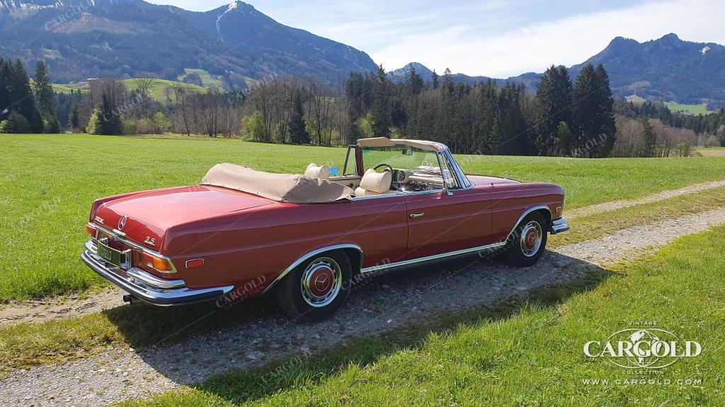 Cargold - Mercedes 280 SE 3.5 Cabriolet  - Original 571 H Dunkelrot Metallic  - Bild 28