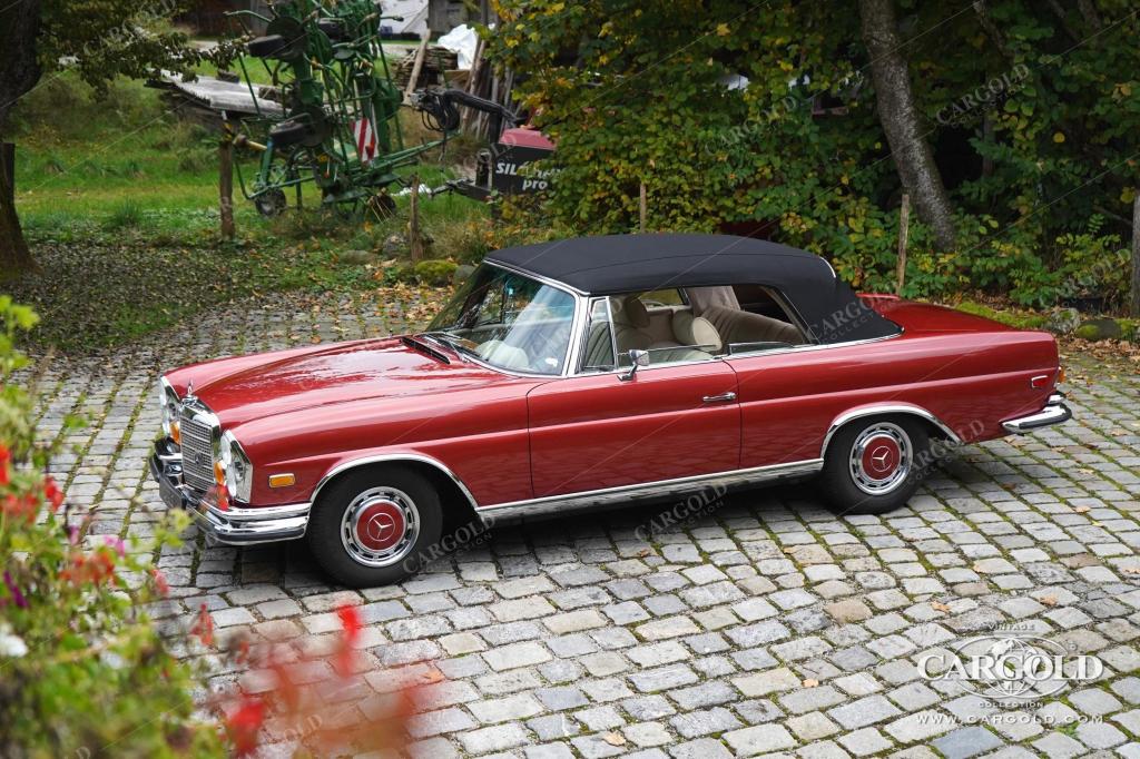 Cargold - Mercedes 280 SE 3.5 Cabriolet  - Original 571 H Dunkelrot Metallic  - Bild 32