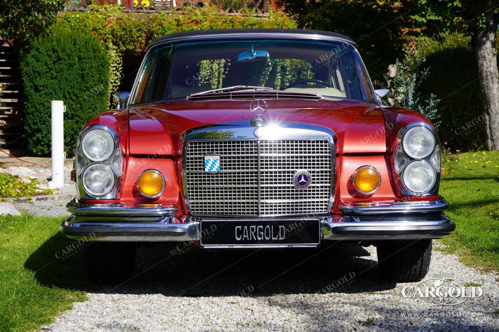 Cargold - Mercedes 280 SE 3.5 Cabriolet  - Original 571 H Dunkelrot Metallic  - Bild 34