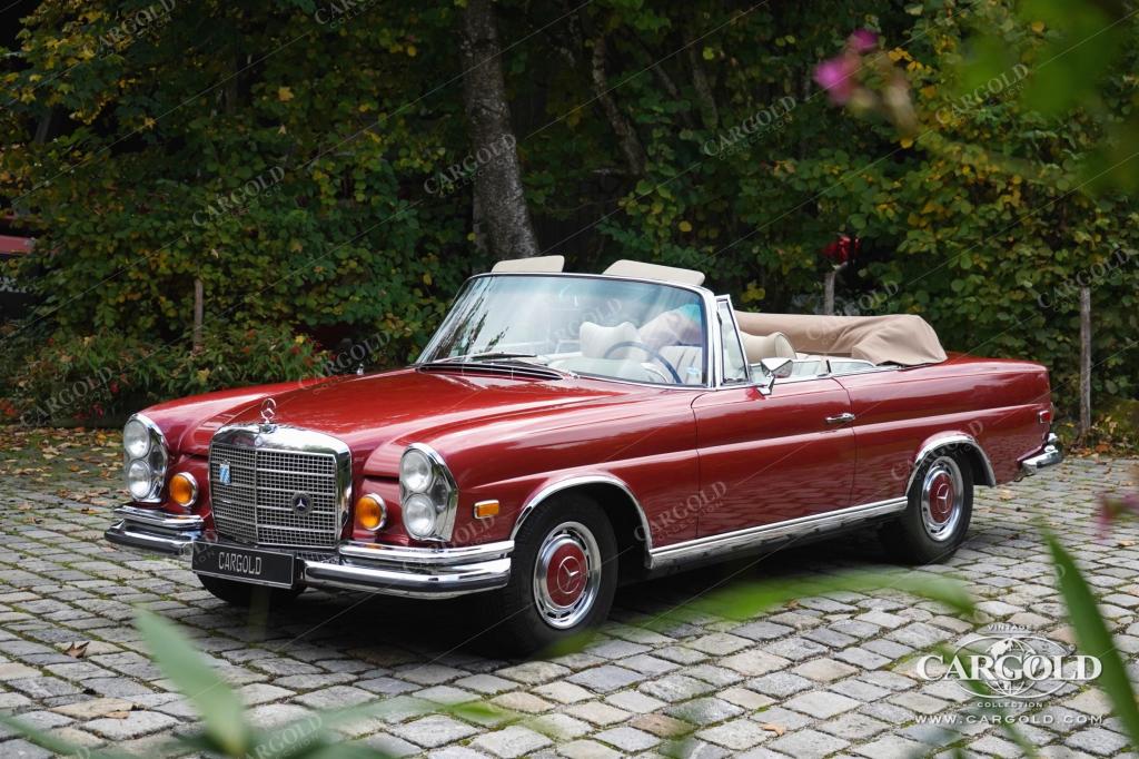 Cargold - Mercedes 280 SE 3.5 Cabriolet  - Original 571 H Dunkelrot Metallic  - Bild 36