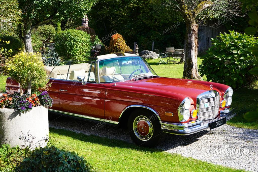 Cargold - Mercedes 280 SE 3.5 Cabriolet  - Original 571 H Dunkelrot Metallic  - Bild 45