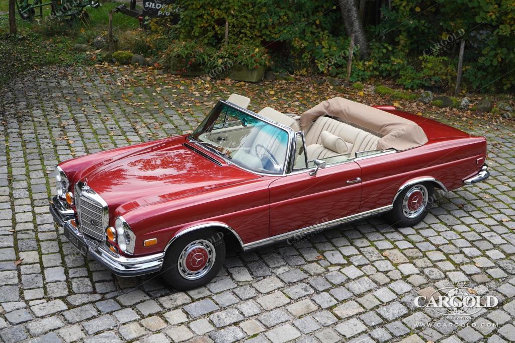 Cargold - Mercedes 280 SE 3.5 Cabriolet  - Original 571 H Dunkelrot Metallic  - Bild 47