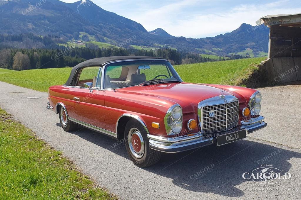 Cargold - Mercedes 280 SE 3.5 Cabriolet  - Original 571 H Dunkelrot Metallic  - Bild 54